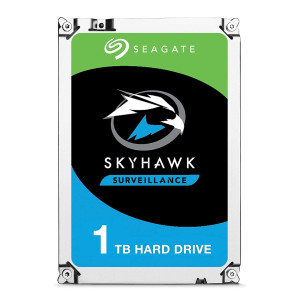 Seagate Skyhawk 1TB Surveillance Internal Hard Drive HDD, 3.5 Inches SATA 6 Gb/s 64 MB Cache